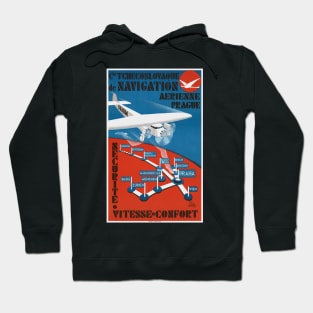 Czechoslovakia Vintage Travel Poster 1935 Hoodie